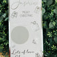 Personalised Foil Christmas Card, Surprise Reveal Scratch Off Ticket, Overnight Stay, Meal