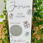 Personalised Foil Christmas Card, Surprise Reveal Scratch Off Ticket, Overnight Stay, Meal