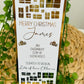 Personalised Foil Christmas Card, Surprise Reveal Scratch Off Ticket, Overnight Stay