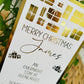 Personalised Foil Christmas Card, Surprise Reveal Scratch Off Ticket, Overnight Stay