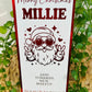 Personalised Foil Christmas Card, Surprise Reveal Scratch Off Ticket, Cool Santa