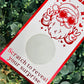 Personalised Foil Christmas Card, Surprise Reveal Scratch Off Ticket, Cool Santa