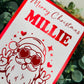 Personalised Foil Christmas Card, Surprise Reveal Scratch Off Ticket, Cool Santa