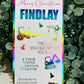 Personalised Foil Christmas Card, Surprise Reveal Scratch Off Ticket Construction Diggers