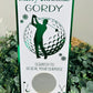 Personalised Foil Christmas Card, Surprise Reveal Scratch Off Ticket Golf, Golfing