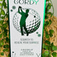 Personalised Foil Christmas Card, Surprise Reveal Scratch Off Ticket Golf, Golfing