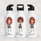 Personalised Girl's School Water Bottle