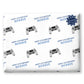 Personalised Birthday Wrapping Paper Blue Stars Balloons