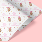 Personalised Christmas Wrapping Paper Gingerbread Girl