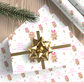 Personalised Christmas Wrapping Paper Gingerbread Girl