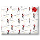 Personalised Birthday Gift Wrap Party Girl Black Jeans