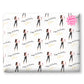 Personalised Birthday Gift Wrap Party Girl Black Jeans