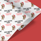 Personalised Christmas Wrapping Paper From Dog