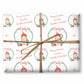 Christmas Wrapping Paper Girl Elf, Gift Wrap For Children