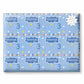 Blue Puddle Birthday Wrapping Paper