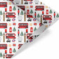 London Bus Christmas Wrapping Paper