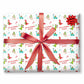 Festive Dinosaur Wrapping Paper