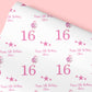 Personalised Birthday Wrapping Paper Pink Balloons
