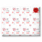 Red Gin Cocktail Birthday Wrapping Paper