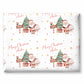 Christmas Wrapping Paper Gift Wrap For Children Santa Claus & Friends