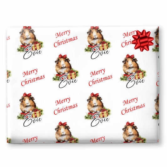 Christmas Wrapping Paper Gift Wrap For Children Guinea Pig