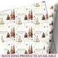 Christmas Gift Wrapping Paper – Rustic Christmas Trees, Personalied Gift Wrap Roll
