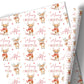 Christmas Gift Wrapping Paper –  Personalied Gift Wrap Roll, Cute Reindeer