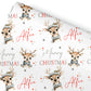 Christmas Gift Wrapping Paper –  Personalied Gift Wrap Roll, Cute Reindeer