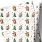 Christmas Gift Wrapping Paper –  Personalied Gift Wrap Roll, Giraffe Brown Scarf