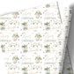 Christmas Gift Wrapping Paper –  Personalied Gift Wrap Roll For Adults, Green Baubles