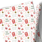 Babies Christmas Gift Wrapping Paper –  Personalised Gift Wrap Roll Christmas Baby Clothes