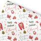 Babies Christmas Gift Wrapping Paper –  Personalised Gift Wrap Roll Christmas Baby Clothes