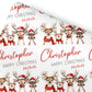 Christmas Gift Wrapping Paper –  Personalised Gift Wrap Roll Animal Reindeers