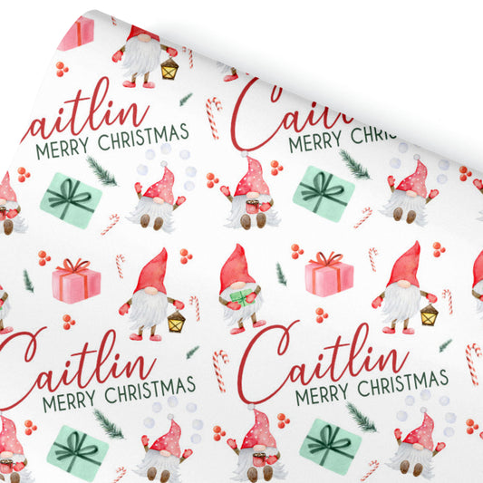 Christmas Gift Wrapping Paper –  Personalised Gift Wrap Roll Gonks