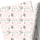 Christmas Gift Wrapping Paper –  Personalised Gift Wrap Roll Reindeer