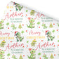 Christmas Gift Wrapping Paper –  Personalised Children's Gift Wrap Roll - Baby Dinosaur