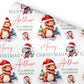 Christmas Gift Wrapping Paper –  Personalised Children's Gift Wrap Roll - T Rex Dinosaurs