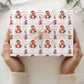 Christmas Gift Wrapping Paper –  Personalised Children's Gift Wrap Roll - T Rex Dinosaurs
