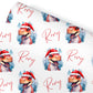 Christmas Gift Wrapping Paper –  Personalised Children's Gift Wrap Roll - T Rex Dinosaur