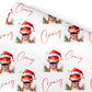 Christmas Gift Wrapping Paper –  Personalised Children's Gift Wrap Roll - T Rex Dinosaur