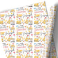 Christmas Gift Wrapping Paper –  Personalised Children's Gift Wrap Roll - Construction Diggers