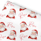 Christmas Gift Wrapping Paper –  Personalised Gift Wrap Roll - Santa Claus