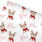 Christmas Gift Wrapping Paper –  Personalised Gift Wrap Roll - Reindeer