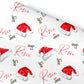 Christmas Gift Wrapping Paper –  Personalised Gift Wrap Roll - Santa Hat