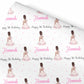 Ballerina Birthday Wrapping Paper