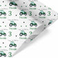 Birthday Wrapping Paper Green Tractor