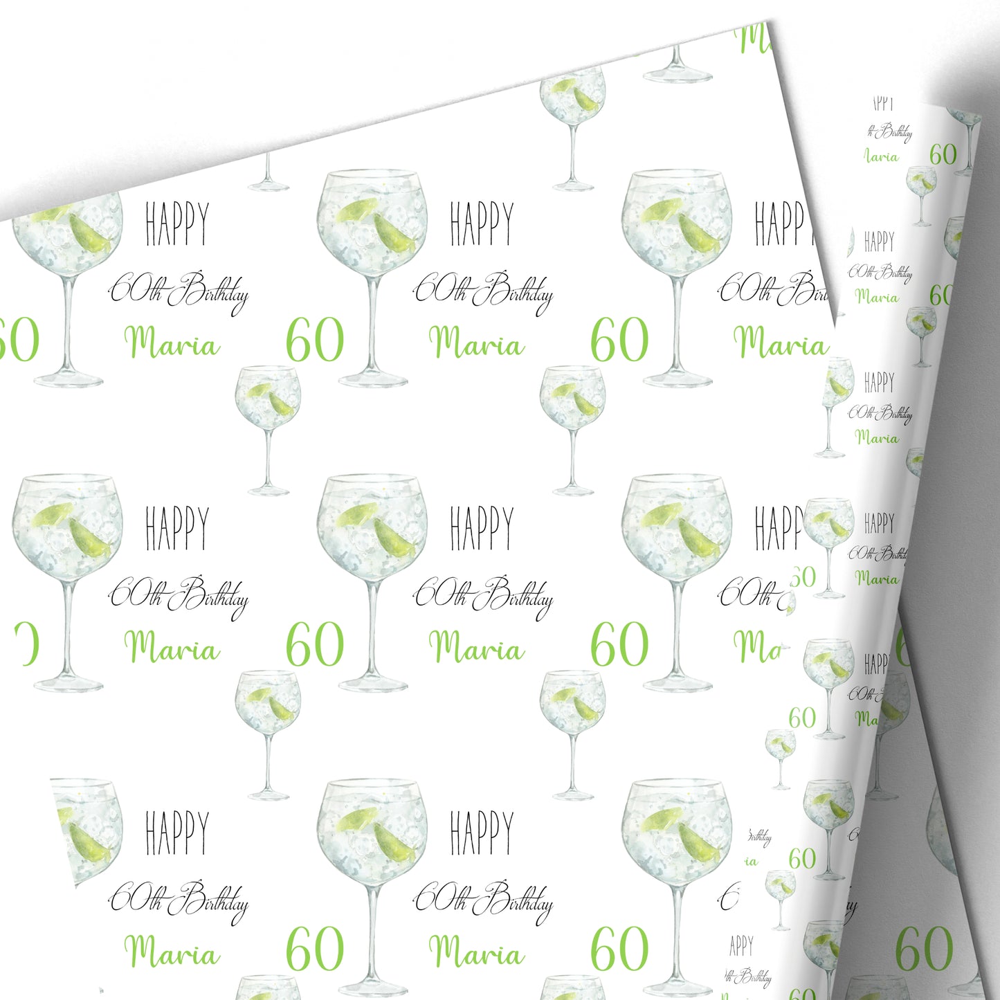 Personalised Birthday Wrapping Paper For Her
