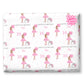 Personalised Birthday Gift Wrap Girl Pink Dress