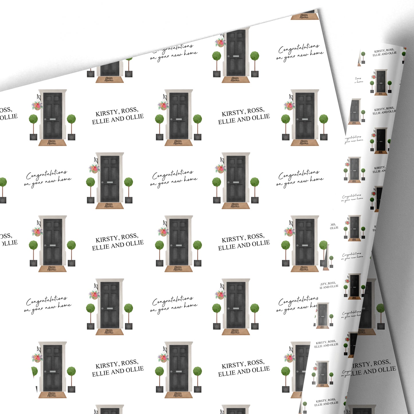 Congratulations New Home Gift Wrap Paper