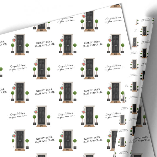 Congratulations New Home Gift Wrap Paper